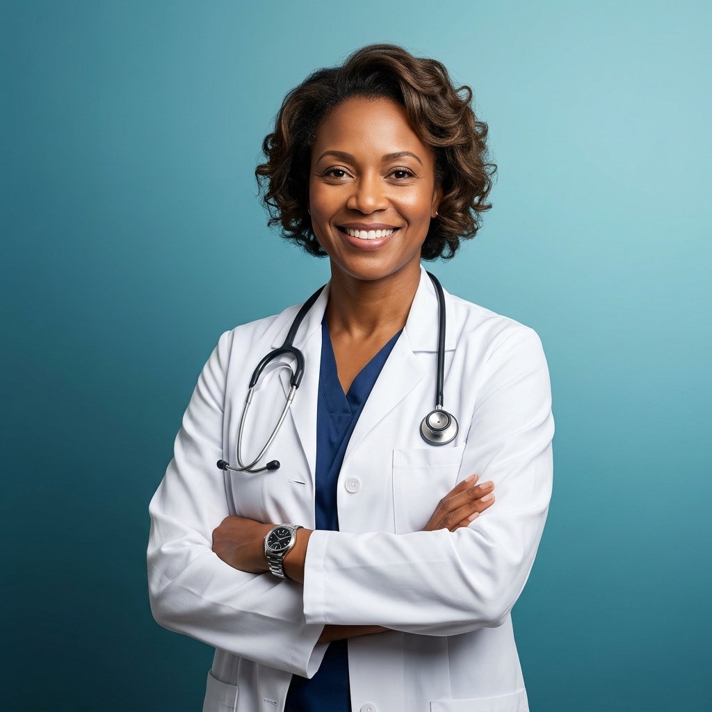 Doctor examining patient with stethoscope at LRRC